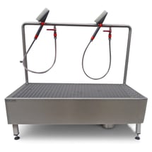 Skovaskere for sportssko med håndvaskbørste