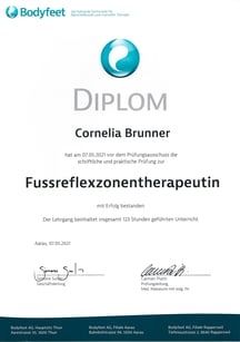 Gesundheitspraxis Brunner - Diplom Fussreflexzonentherapeutin