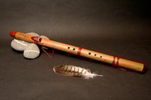 Flöte, Stein-Türkis, Ton Cis, 432 Hz