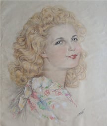 Nadine Brey, maraine de Nadine Boudousquié-Bilis 1948 