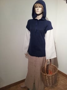 Marktfrau / Magd, 2Tlg. Fr.21.-  Oberteil Gr.S/M