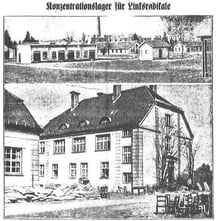 Aus einem Artikel über das KZ Dachau, Mündener Nachrichten, 25. März 1933. Foto: Bons/Boguslawski