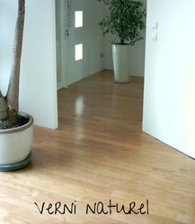 Parquet châtaignier massif verni naturel