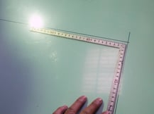 B110サニー　燃料タンク隔壁