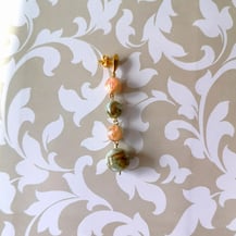 Boucles d'oreille pour femme albatre