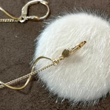 Les dormeuses en plaqué or