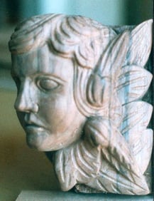 Engelkopf für Kabinettschrank