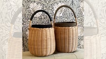 藤編みかごバッグ VOL 1「どんぐりかごバッグ」