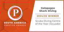Scuba Diving Center Prestige Award Emblem for Galapagos Shark Diving