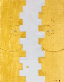 HEAVEN 7  318mm×410mm  F6   Acrylic, wood   2017