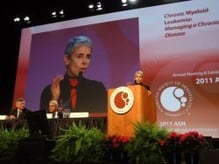 ASH 2011 LMC Docteur Junia V Melo leucemie guerison cancer traitement espoir lmc leucémie myéloïde chronique leucemie aigue sang moelle greffe