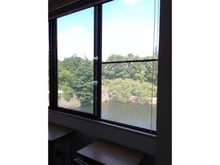 自習室からの景色。花火が見えることも！