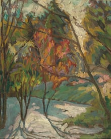 paysage1 1915 41x33 huile sur toile André Aaron Blils