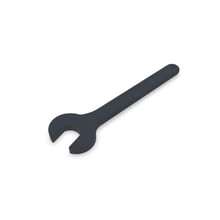 Steel spanner SW19 (standard open-end spanner) (SW-19)