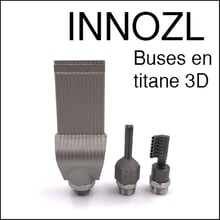 Buses en titane Innozl imprimées en 3D