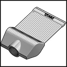 Grinding nozzle width 50mm (SL38-50-5-2.0-TI)