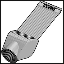 Grinding nozzle width 25mm (SL38-25-5-2.0-TI)