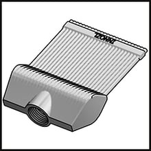 Grinding nozzle width 60mm (SL38-60-5-2.0-TI)