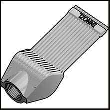 Grinding nozzle width 30mm (SL38-30-5-2.0-TI)