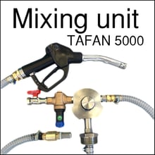 Mixing device for emulsion