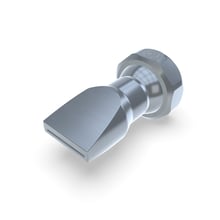 Flat nozzle slot 18x1,0mm straight jet (2-DU-SL-25-GS-1.0)