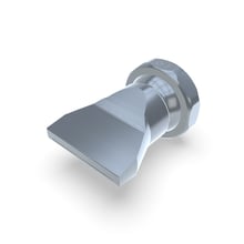 Flat nozzle slot 35x0,4mm straight jet (3-DU-SL-50-GS-0.4)