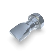 Flat nozzle slot 18x0,4mm straight jet (2-DU-SL-25-GS-0.4)