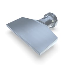 Flat nozzle slot 121x1.2mm straight jet (3-DU-SL-127-GS-1.2)