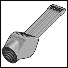 Grinding nozzle width 15mm (SL38-15-5-2.0-TI)