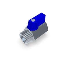 Mini ball valve G1/2" IT/AG (stainless steel) (KH-12-SS)