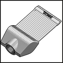 Grinding nozzle width 40mm (SL38-40-5-2.0-TI)