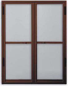 Mosquitera abatible de aluminio