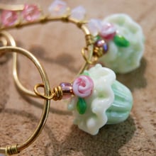 cupcake oorbellen voor high tea party