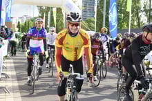 unmittelbar nach dem Startschuß