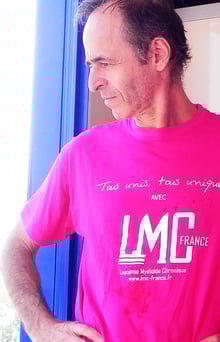 JEAN JACQUES GOLDMAN COURT CONTRE LA LEUCEMIE LMC FRANCE COURSE TOUS UNIS TOUS UNIQUES LEUCEMIE lmc france mina daban
