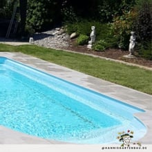 Thema: Wasser im Garten. Firma Hannis Gartengestaltung und Landschaftsbau in Freiburg bietet Schwimmteiche, Pools, Bachläufe, Wasserspiele, Wasserbecken..