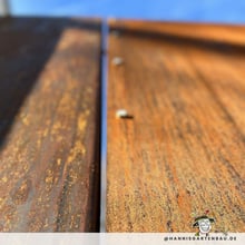 Thema: Metall im Garten. Firma Hannis Gartengestaltung und Landschaftsbau in Freiburg bietet Hochbeete, Zäune, Sichtschutz, individuelle Anfertigung bepflanzbarer Lärm- und Sichtschutzwände...