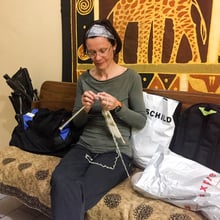 Ich am Compi und sie beim Lisme