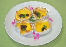 ⑨ トースターで10～12分焼き、出来上がり