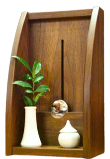 モダン神棚：ウォールナット