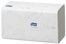 Tork Advanced Handtuch Zickzackfalzung für H3 Classic System - weiß