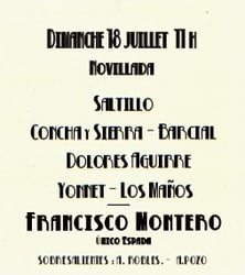 Novillos de Saltillo, Yonnet, Concha y Sierra, Barcial, Dolores Aguirre, Yonnet, Los Maños pour Francisco Montero