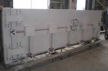 防水板、洪水被害防止、福井鉄工所