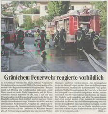 Bericht Wynentaler Blatt vom 23.Mai 2014