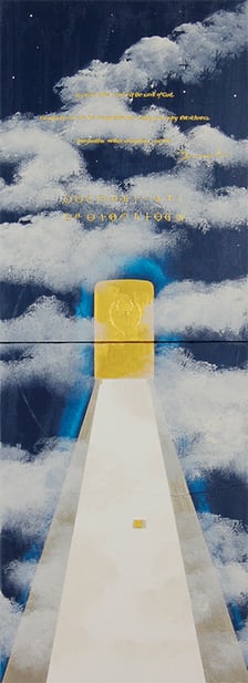 WORLD  4     333mm×910mm　 P8*2   Acrylic, wood   2019