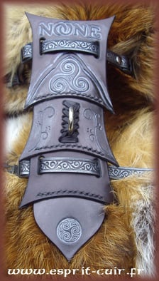 Harnais pour furet Noone noir et argent