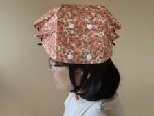 頭に被った状態