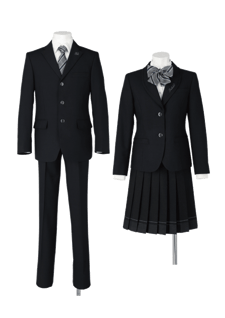 城北高校制服|男女冬服着用画像