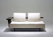 ソファ　モダン　L字型ソファ　カウチソファ　牛革　黒　栃木県　家具　インテリア