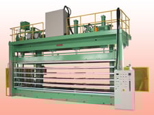 温水循環式ホットプレス